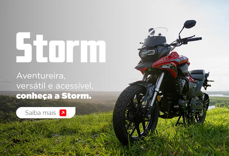 Storm 200 — aventureira, versátil e acessível